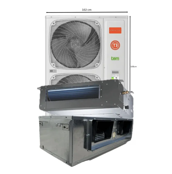 داکت اسپلیت جنرال گلد 60000 مدل GG-MF60000D-SCROLL سه فاز