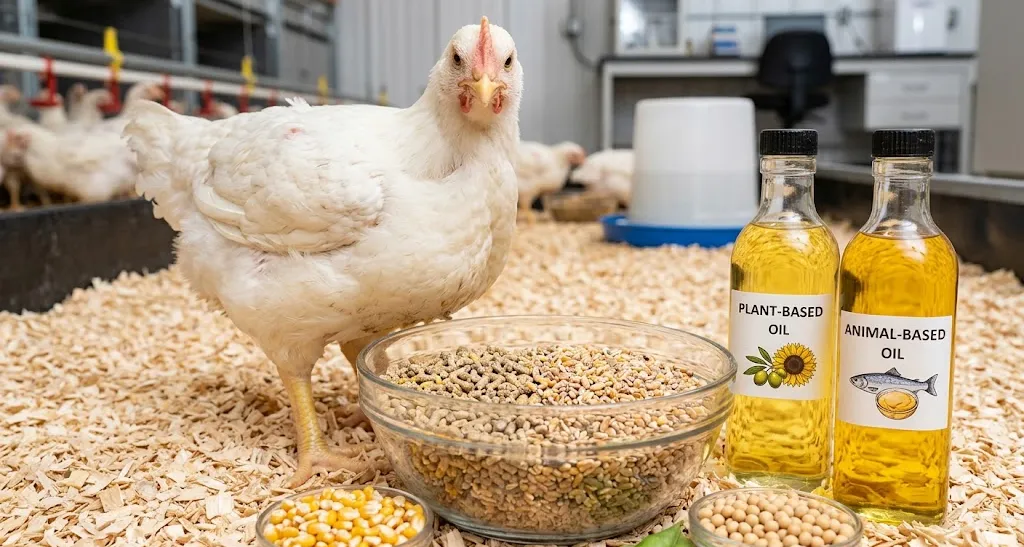 نقش روغن‌های گیاهی و حیوانی در جیره غذایی طیور و اثر آن بر عملکرد رشد و کیفیت گوشت